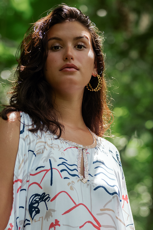 ISLAND LIFE CORAL GINA KAFFTAN