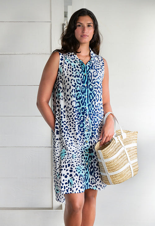 LEOPARD OCEAN TILLY DRESS