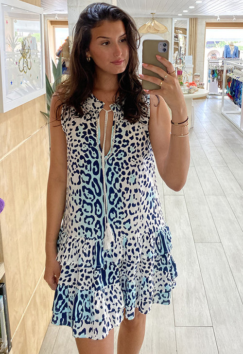 LEOPARD OCEAN NENA DRESS