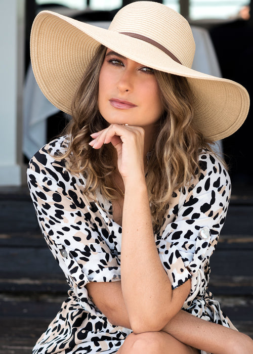 LEOPARD AMANDA SHIRT DRESS