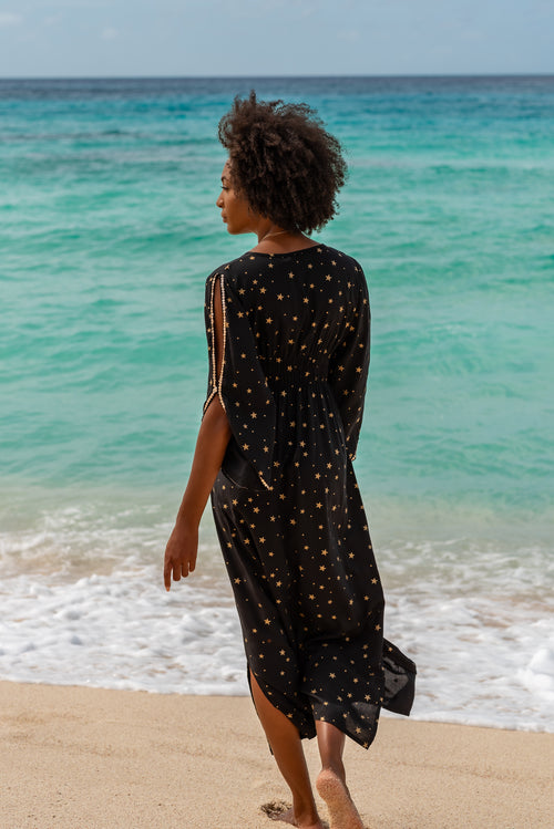 STAR GAZER BLACK CHARLOTTE MAXI