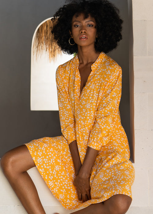 GOLDIE DRESS ISLAND BLOOM MANGO