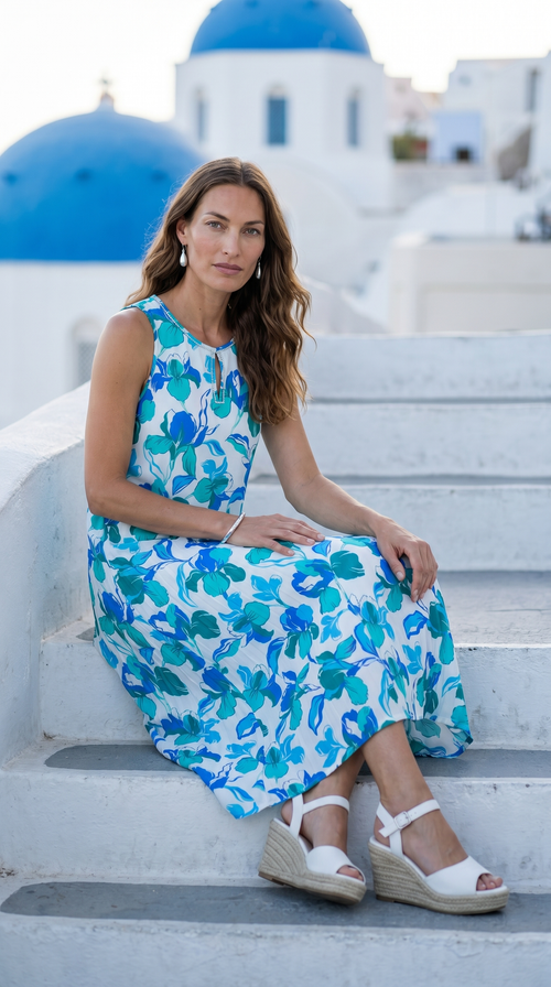 CASSIE MIDI IRIS SOLEIL BLUE