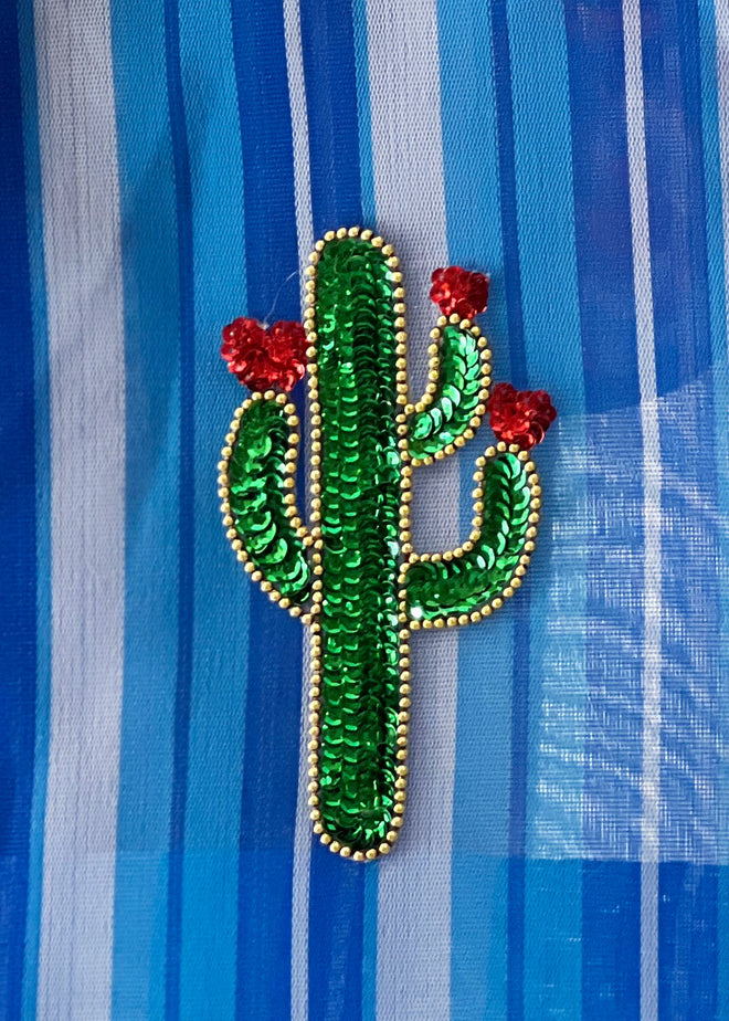 SEQUIN CACTUS MARKET BAG