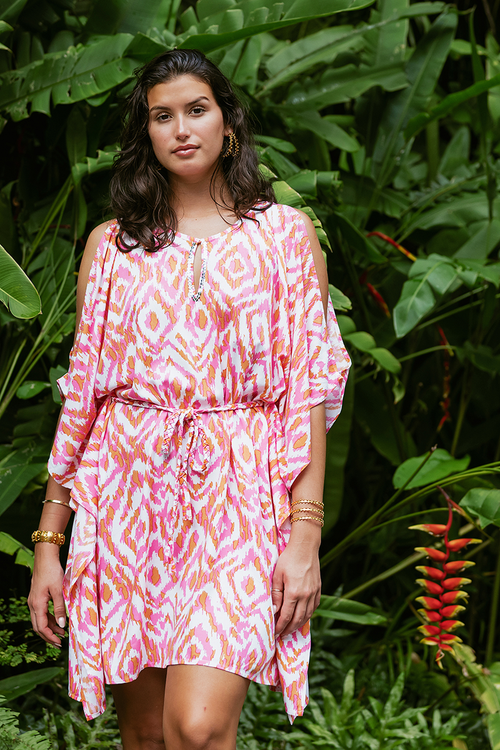 IKAT SUNSET ALICE SHORT KAFTAN