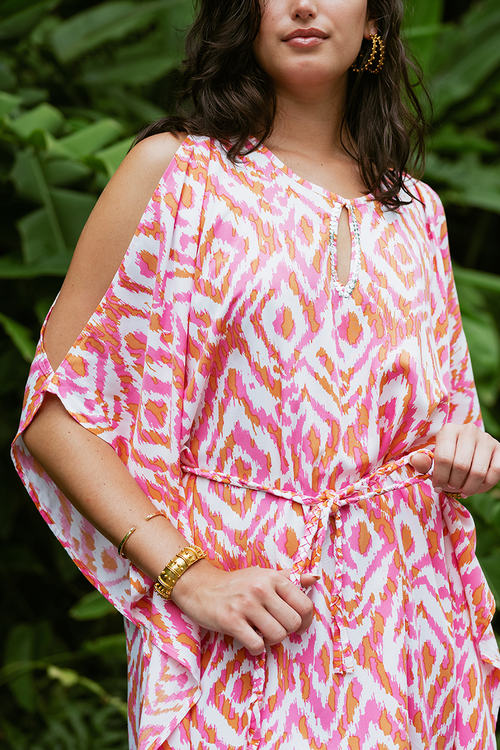 IKAT SUNSET ALICE SHORT KAFTAN