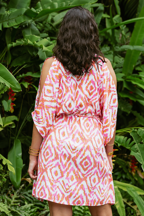 IKAT SUNSET ALICE SHORT KAFTAN