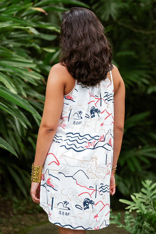 ISLAND LIFE CORAL KENZIE DRESS