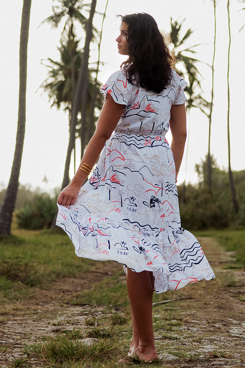 ISLAND LIFE CORAL LUCIA MIDI