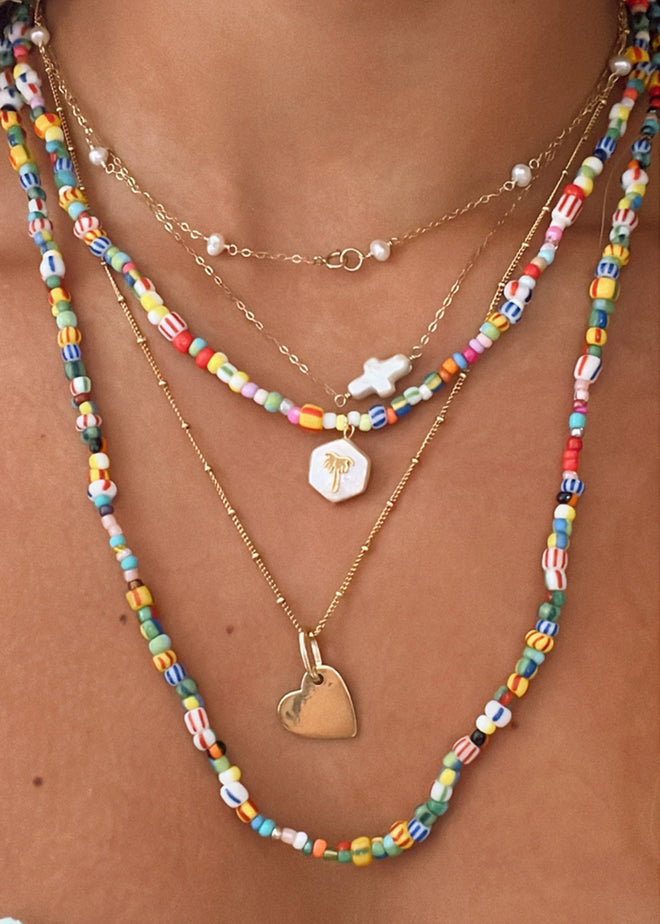 TALIS SUNSET PALM NECKLACE