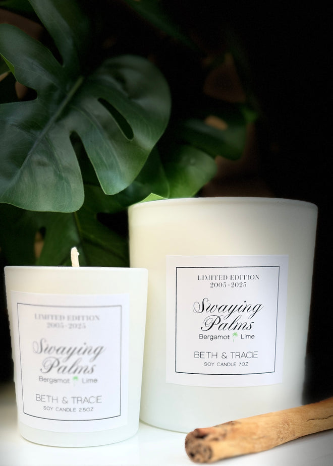 CANDLE SWAYING PALMS BERGAMOT & LIME