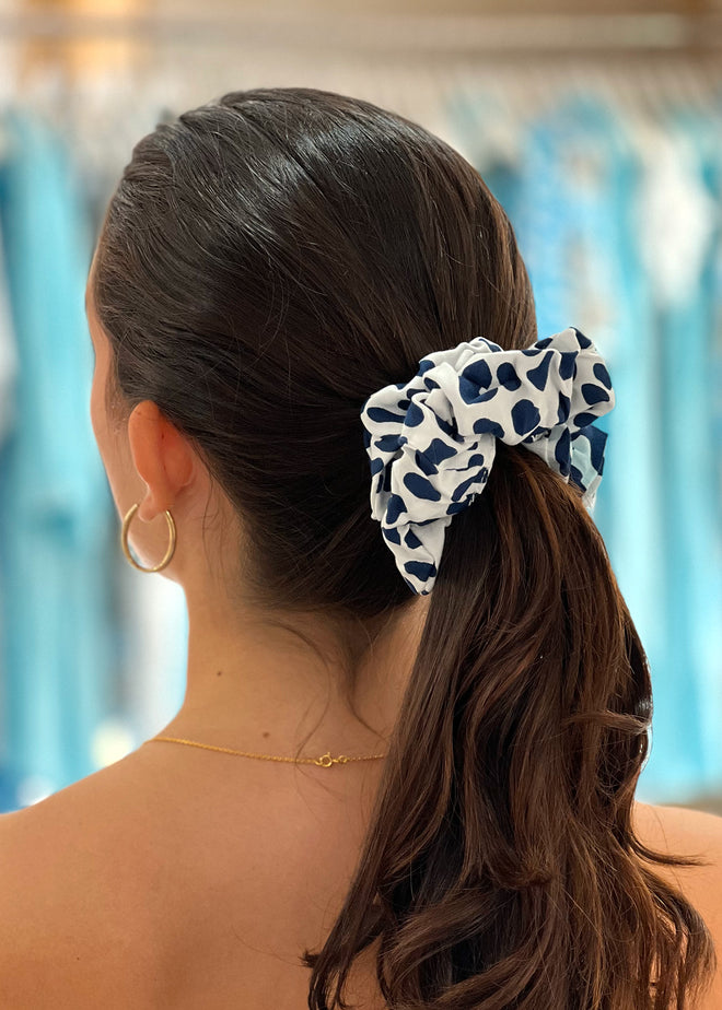 SCRUNCHIE LEOPARD OCEAN