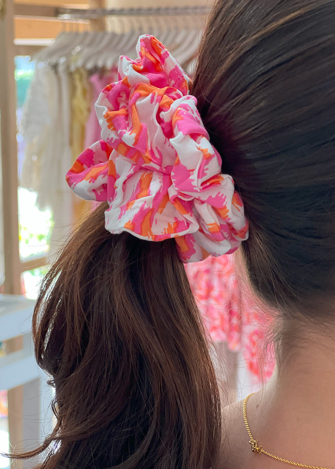 SCRUNCHIE IKAT SUNSET