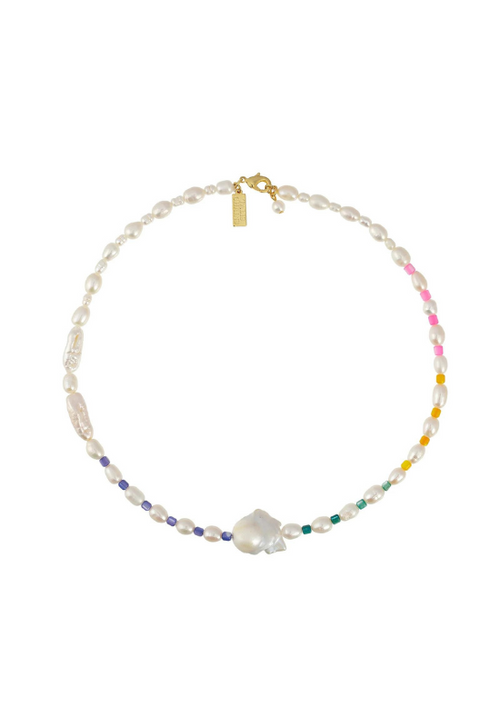 TALIS PEARLY RAINBOW NECKLACE