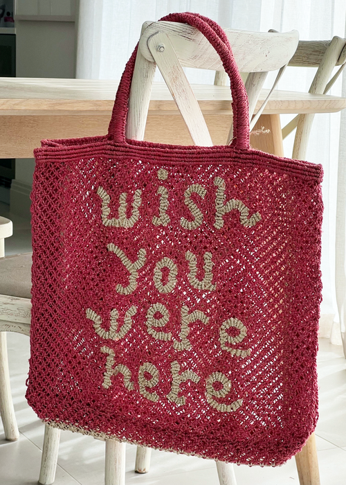 THE JACKSONS WISH YOU WERE HERE LG TOTE
