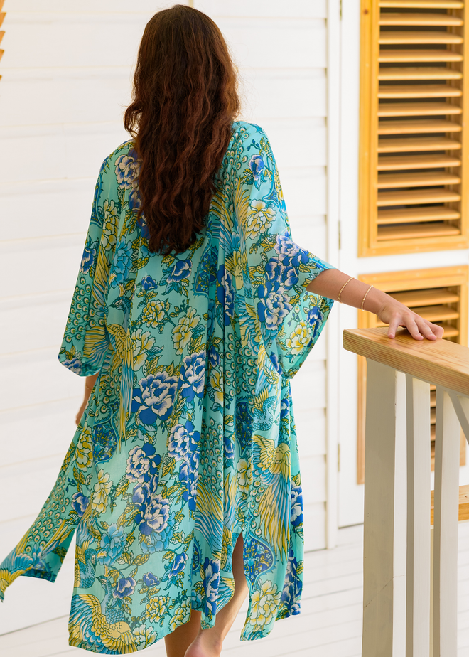 KIMONO MIDI CHINA DREAM LAGOON