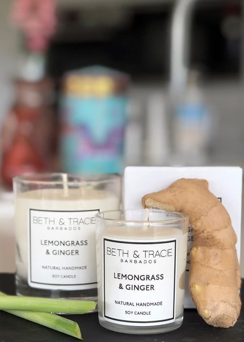 CANDLES OF LEMONGRASS & GINGER