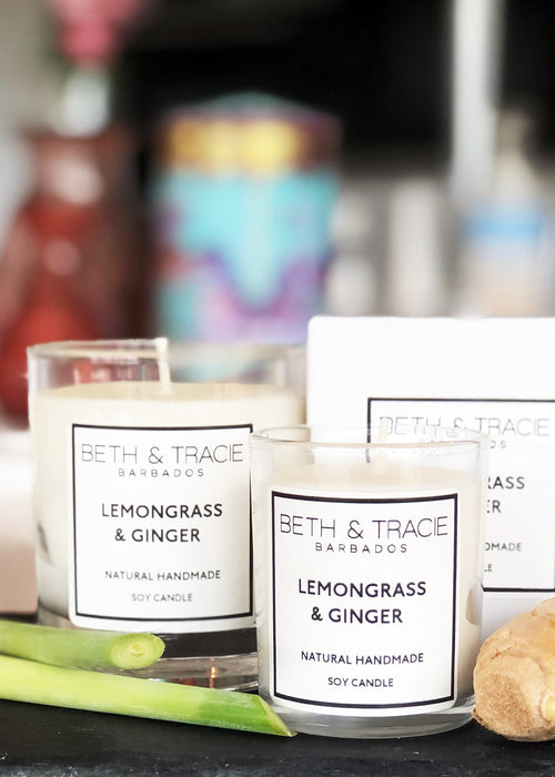 CANDLES OF LEMONGRASS & GINGER