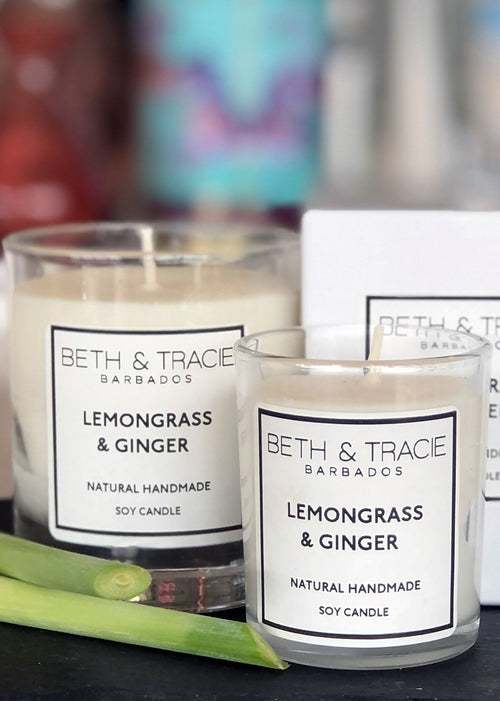 CANDLES OF LEMONGRASS & GINGER
